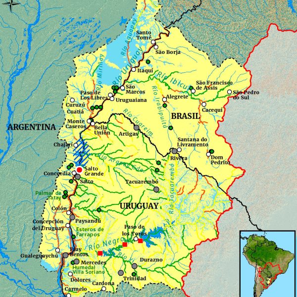 Mapa Bajo Uruguay